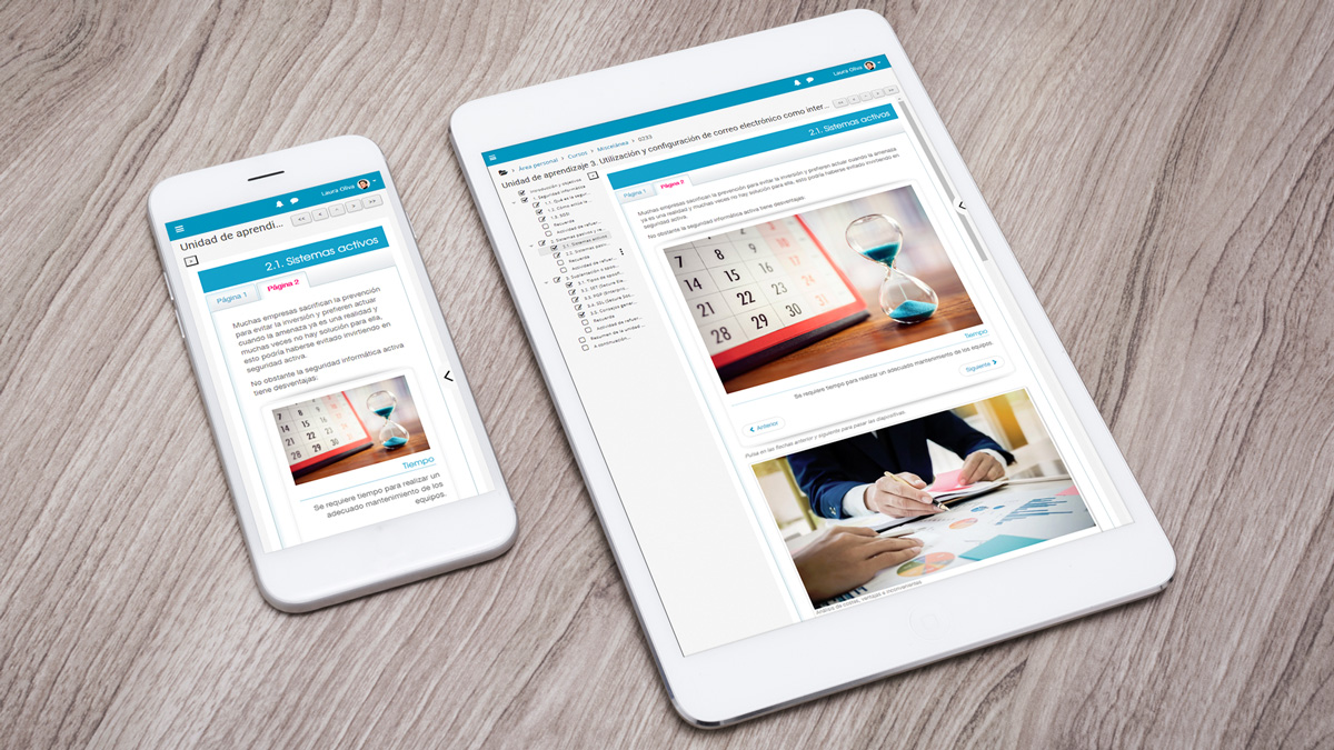 Plataforma de formación: SCORM en dispositivos móviles